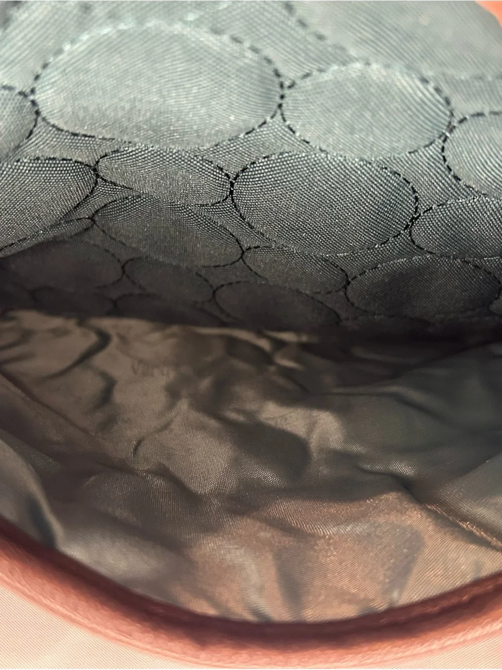 thirty-one Teal Quilted Circle-Pattern Backpack